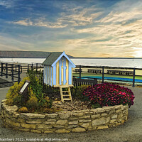 Buy canvas prints of Filey Promenade Watercolour  by Alison Chambers