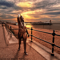 Buy canvas prints of Herne Bay Sunset by Alison Chambers