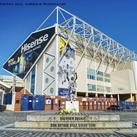 Buy canvas prints of Leeds United Elland Road Stadium by Alison Chambers