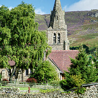 Buy canvas prints of Edale Church Peak District  by Alison Chambers
