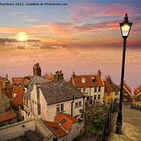 Buy canvas prints of Whitby 199 Steps by Alison Chambers
