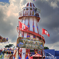 Buy canvas prints of Skegness Helter Skelter by Alison Chambers