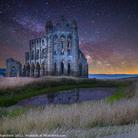 Buy canvas prints of Whitby Abbey Star Rise by Alison Chambers