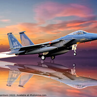 Buy canvas prints of F-15  Eagle by Alison Chambers