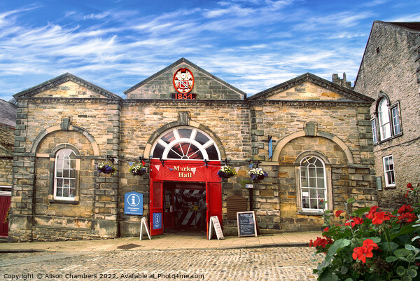 Richmond Market Hall Yorkshire  Picture Board by Alison Chambers