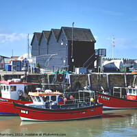 Buy canvas prints of Whitstable Harbour  by Alison Chambers