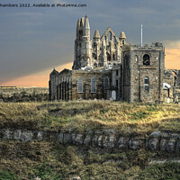 Buy canvas prints of Whitby Abbey and Church by Alison Chambers
