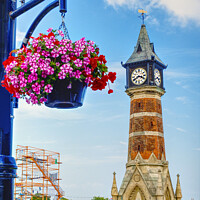 Buy canvas prints of Skegness Clock Tower by Alison Chambers