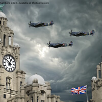Buy canvas prints of Liverpool Spitfires by Alison Chambers