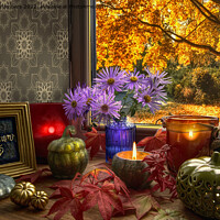 Buy canvas prints of Still Life Autumn by Alison Chambers