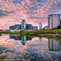 Buy canvas prints of Leeds River Aire by Alison Chambers