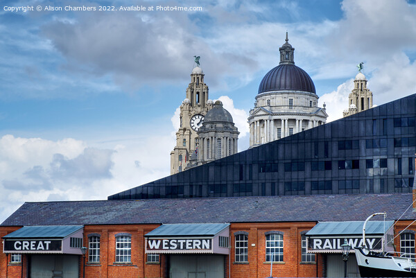 Liverpool Great Western Railway Picture Board by Alison Chambers