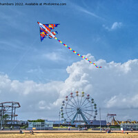 Buy canvas prints of Skegness Beach Kite by Alison Chambers