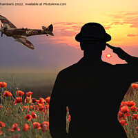 Buy canvas prints of Lest We Forget - We Salute You by Alison Chambers