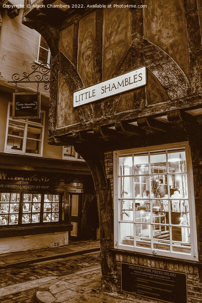 York Little Shambles Picture Board by Alison Chambers