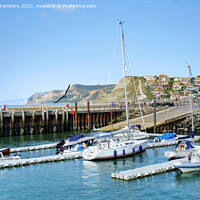 Buy canvas prints of West Bay Harbour Dorset by Alison Chambers