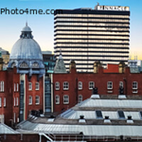 Buy canvas prints of Leeds Skyline Panorama  by Alison Chambers