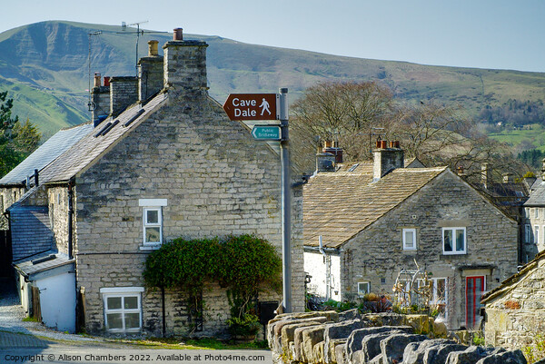 Castleton Peak District  Picture Board by Alison Chambers