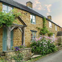 Buy canvas prints of English Cottages by Alison Chambers