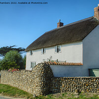 Buy canvas prints of Seatown Cottage Dorset by Alison Chambers