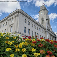Buy canvas prints of Barnsley Town Hall by Alison Chambers