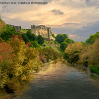 Buy canvas prints of Richmond Castle Yorkshire  by Alison Chambers