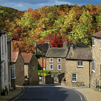 Buy canvas prints of Autumn in Richmond Yorkshire  by Alison Chambers