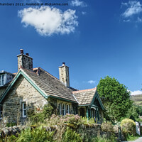 Buy canvas prints of The Lodge Edale by Alison Chambers
