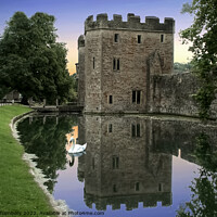 Buy canvas prints of Bishops Palace In Wells by Alison Chambers
