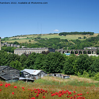 Buy canvas prints of Huddersfield Slaithwaite View by Alison Chambers