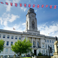 Buy canvas prints of Barnsley Town Hall by Alison Chambers