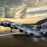 Buy canvas prints of Vulcan Bomber by Alison Chambers