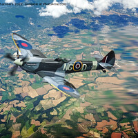 Buy canvas prints of Spitfire  by Alison Chambers