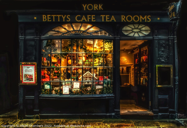 Bettys Cafe Tea Room York Picture Board by Alison Chambers