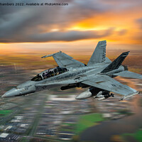 Buy canvas prints of F18 Hornet by Alison Chambers
