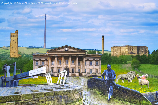 Huddersfield Composite Picture Board by Alison Chambers