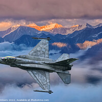 Buy canvas prints of F16 Fighting Falcon by Alison Chambers