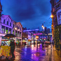 Buy canvas prints of Leeds Briggate by Alison Chambers