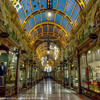 Buy canvas prints of Leeds County Arcade by Alison Chambers