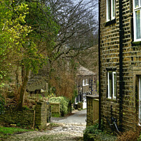 Buy canvas prints of Golcar Huddersfield  by Alison Chambers