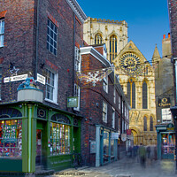 Buy canvas prints of York Minster and Surrounding Streets by Alison Chambers
