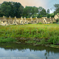 Buy canvas prints of Arlington Row Cotswolds  by Alison Chambers