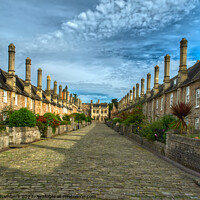 Buy canvas prints of Vicars Close in Wells by Alison Chambers