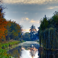 Buy canvas prints of Elsecar Canal Barnsley  by Alison Chambers