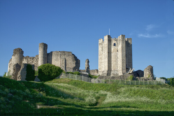 Conisbrough Castle Picture Board by Alison Chambers