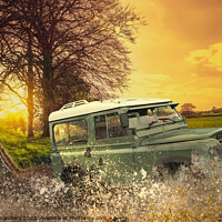 Buy canvas prints of Land Rover  by Alison Chambers