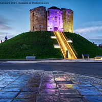Buy canvas prints of Cliffords Tower York by Alison Chambers