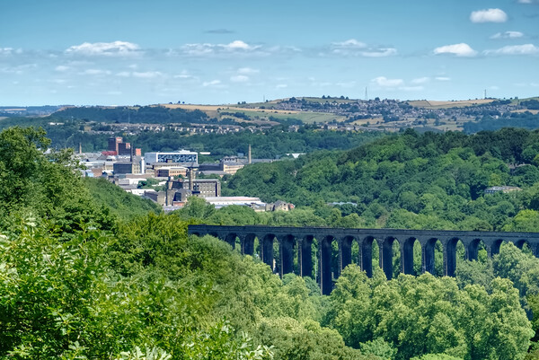 Lockwood Viaduct Huddersfield  Picture Board by Alison Chambers