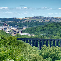 Buy canvas prints of Lockwood Viaduct Huddersfield  by Alison Chambers