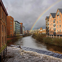 Buy canvas prints of Sheffield Ladys Bridge by Alison Chambers